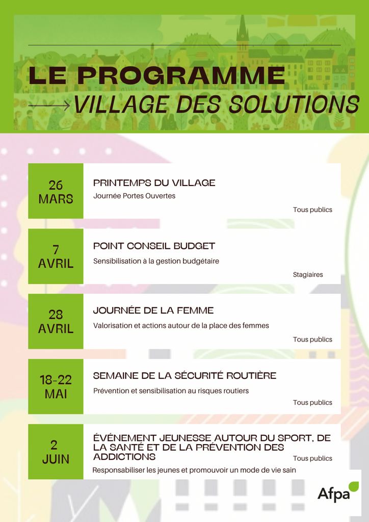 Le Printemps des Solutions au Village de Douai - Cantin
 - Cover Image
